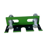 Maxbell Triple Barbell Holder for Squat Rack Metal Home Gym Accessory Gym Bar Hanger Green