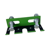 Maxbell Triple Barbell Holder for Squat Rack Metal Home Gym Accessory Gym Bar Hanger Green