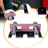 Maxbell Triple Barbell Holder for Squat Rack Metal Home Gym Accessory Gym Bar Hanger Pink