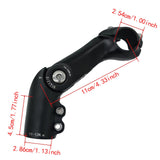 Maxbell Mountain Bike Stem Replace Reliable Premium Sturdy Easy to Install Accessory