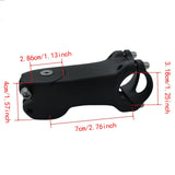 Maxbell Mountain Bike Stem Repair Sturdy Reliable Lightweight Bicycle Handlebar Stem Extension 7cm