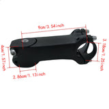 Maxbell Mountain Bike Stem Repair Sturdy Reliable Lightweight Bicycle Handlebar Stem Extension 9cm
