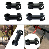 Maxbell Bike Stem Sturdy Easy Installation Lightweight Professional Compatible Black Length 6 cm