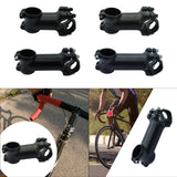 Maxbell Bike Stem Sturdy Easy Installation Lightweight Professional Compatible Black Length 6 cm