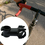 Maxbell Bike Stem Sturdy Easy Installation Lightweight Professional Compatible Black Length 6 cm