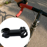 Maxbell Bike Stem Sturdy Easy Installation Lightweight Professional Compatible Black Length 8 cm