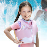 Maxbell Kids Swim Vest Boys Girls Swim Jacket for Beach Playing  Pink