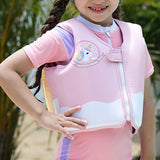 Maxbell Kids Swim Vest Boys Girls Swim Jacket for Beach Playing  Pink