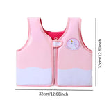Maxbell Kids Swim Vest Boys Girls Swim Jacket for Beach Playing  Pink