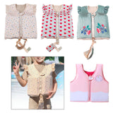 Maxbell Kids Swim Vest Boys Girls Swim Jacket for Beach Playing  Pink