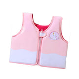 Maxbell Kids Swim Vest Boys Girls Swim Jacket for Beach Playing  Pink