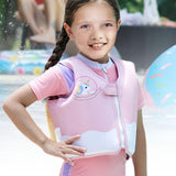Maxbell Kids Swim Vest Boys Girls Swim Jacket for Beach Playing  Pink