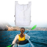 Maxbell Kayak Life Vest Portable Comfortable Swim Jacket for Surfing Sailing Fishing White