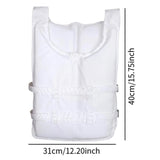Maxbell Kayak Life Vest Portable Comfortable Swim Jacket for Surfing Sailing Fishing White