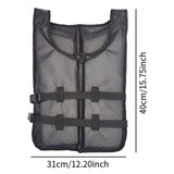 Maxbell Kayak Life Vest Portable Comfortable Swim Jacket for Surfing Sailing Fishing Black