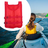 Maxbell Kayak Life Vest Portable Comfortable Swim Jacket for Surfing Sailing Fishing Red