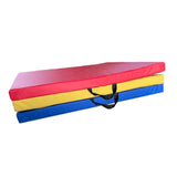Maxbell Folding Exercise Mat Three Fold Foldable Pad for Workout Stretching Home Gym