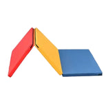 Maxbell Folding Exercise Mat Three Fold Foldable Pad for Workout Stretching Home Gym