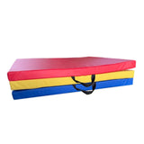 Maxbell Folding Exercise Mat Three Fold Foldable Pad for Workout Stretching Home Gym