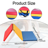 Maxbell Folding Exercise Mat Three Fold Foldable Pad for Workout Stretching Home Gym