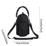 Maxbell Water Bottle Holder Pouch Insulated Water Bottle Carrier for Running Walking Black