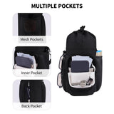 Maxbell Water Bottle Holder Pouch Insulated Water Bottle Carrier for Running Walking Black