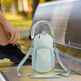 Maxbell Water Bottle Holder Pouch Insulated Water Bottle Carrier for Running Walking Light Green