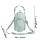 Maxbell Water Bottle Holder Pouch Insulated Water Bottle Carrier for Running Walking Light Green