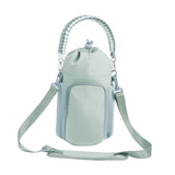 Maxbell Water Bottle Holder Pouch Insulated Water Bottle Carrier for Running Walking Light Green