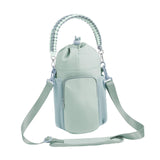 Maxbell Water Bottle Holder Pouch Insulated Water Bottle Carrier for Running Walking Light Green