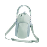 Maxbell Water Bottle Holder Pouch Insulated Water Bottle Carrier for Running Walking Light Green