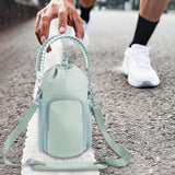 Maxbell Water Bottle Holder Pouch Insulated Water Bottle Carrier for Running Walking Light Green