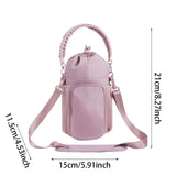 Maxbell Water Bottle Holder Pouch Insulated Water Bottle Carrier for Running Walking Pink