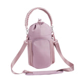 Maxbell Water Bottle Holder Pouch Insulated Water Bottle Carrier for Running Walking Pink