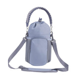 Maxbell Water Bottle Holder Pouch Insulated Water Bottle Carrier for Running Walking Gray Blue