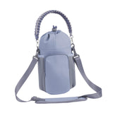 Maxbell Water Bottle Holder Pouch Insulated Water Bottle Carrier for Running Walking Gray Blue