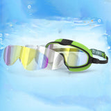 Maxbell Kids Swim Goggles No Leaking Adjustable for Snorkeling Indoor Boys and Girls Pink and White