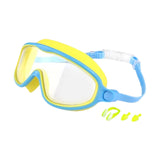 Maxbell Kids Swim Goggles No Leaking Adjustable for Snorkeling Indoor Boys and Girls Yellow and Blue
