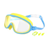 Maxbell Kids Swim Goggles No Leaking Adjustable for Snorkeling Indoor Boys and Girls Yellow and Blue