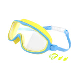Maxbell Kids Swim Goggles No Leaking Adjustable for Snorkeling Indoor Boys and Girls Yellow and Blue