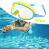 Maxbell Kids Swim Goggles No Leaking Adjustable for Snorkeling Indoor Boys and Girls Green and Black