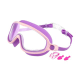 Maxbell Kids Swim Goggles No Leaking Adjustable for Snorkeling Indoor Boys and Girls Purple and Pink