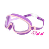Maxbell Kids Swim Goggles No Leaking Adjustable for Snorkeling Indoor Boys and Girls Purple and Pink