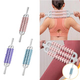 Maxbell Massage Roller Stick Handheld Calf Rolling Massager for Thigh Legs Cellulite Pink