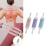 Maxbell Massage Roller Stick Handheld Calf Rolling Massager for Thigh Legs Cellulite Pink