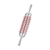 Maxbell Massage Roller Stick Handheld Calf Rolling Massager for Thigh Legs Cellulite Pink