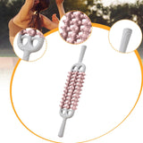 Maxbell Massage Roller Stick Handheld Calf Rolling Massager for Thigh Legs Cellulite Pink