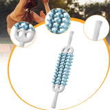 Maxbell Massage Roller Stick Handheld Calf Rolling Massager for Thigh Legs Cellulite Blue