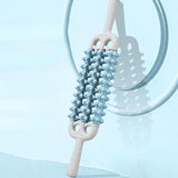 Maxbell Massage Roller Stick Handheld Calf Rolling Massager for Thigh Legs Cellulite Blue