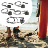 Maxbell Surfboard Leash Padded Leg Foot Rope Strap for Beginners Longboard Fishboard 183cm